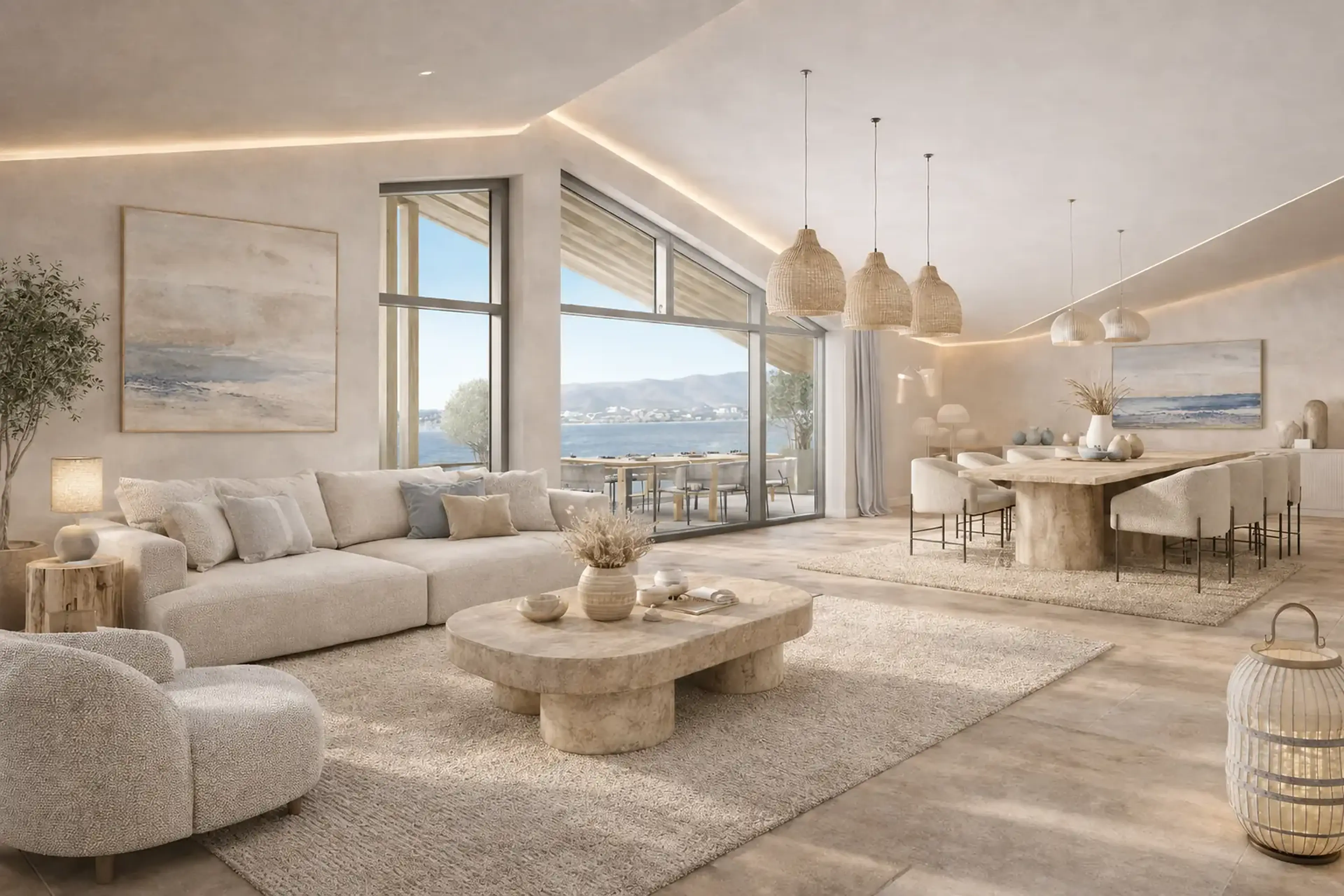 Un penthouse plein ciel au-dessus de La Ciotat — La Ciotat · Réception de plus de 76 m² · Trois terrasses totalisant plus de 123 m² · Jacuzzi