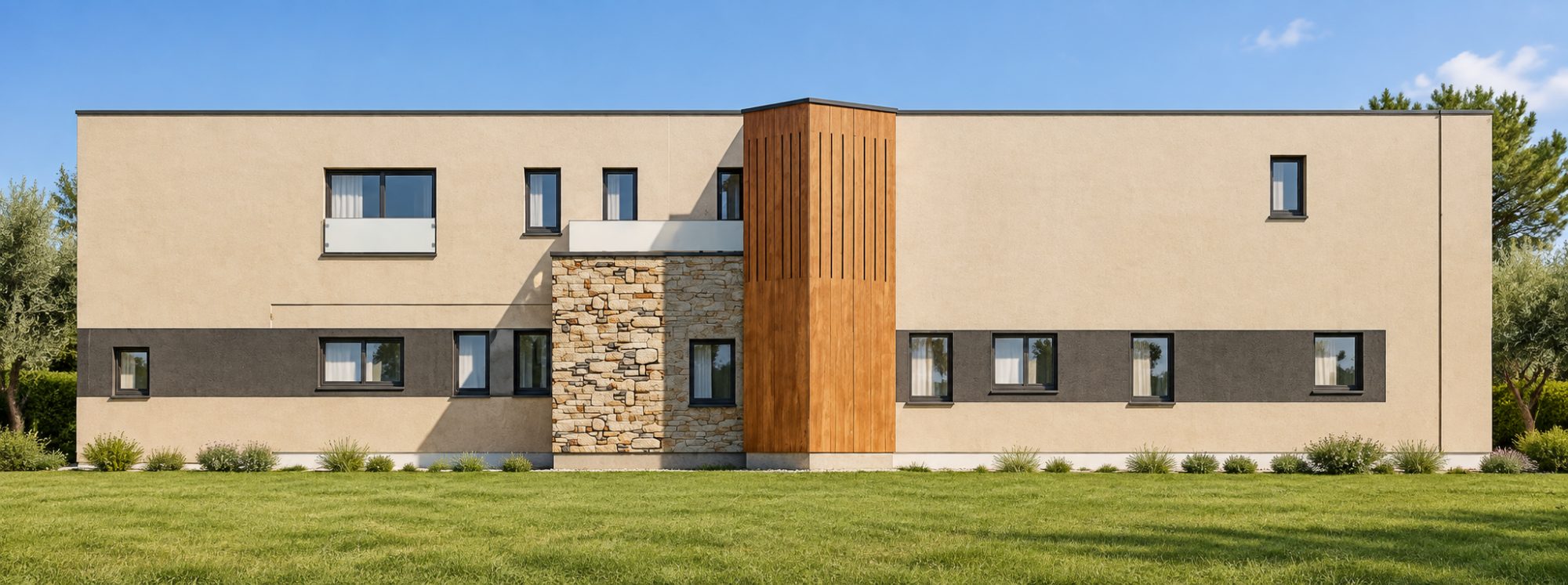 Maison Solenzara — Villa Contemporaine à Terminer — Solenzara · Première ligne mer · Vue panoramique à 180°