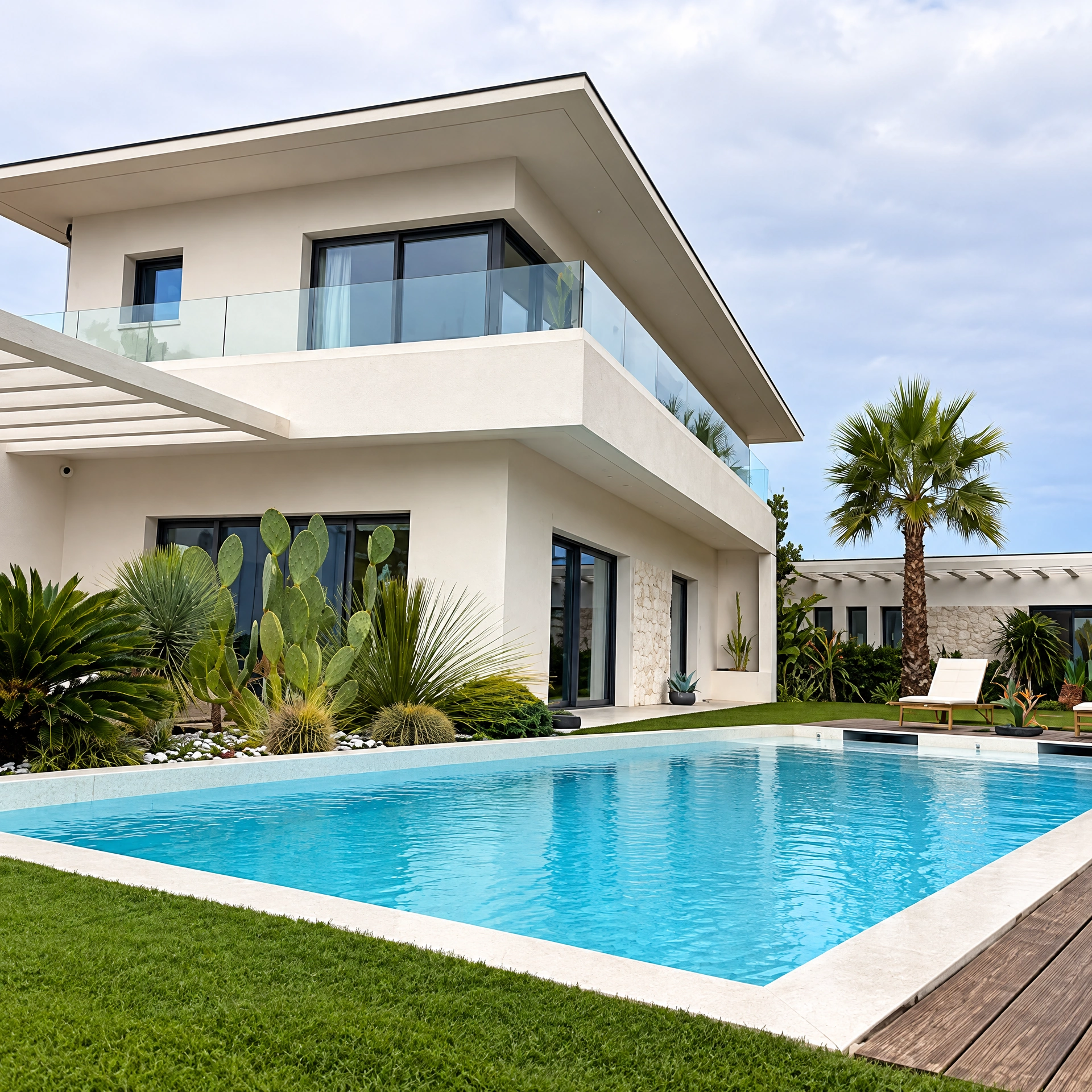 Villa Contemporaine Neuve — Vue Mer — Carqueiranne · Canebas · 220 m² · Piscine