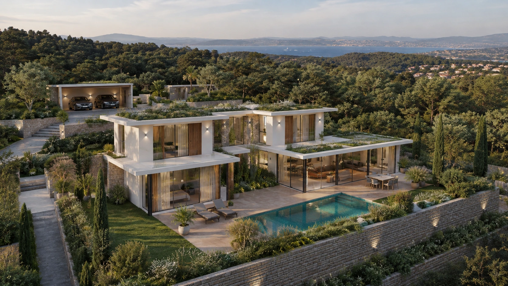 Terrain vue mer — 712 m² — Carqueiranne · Terrain à bâtir